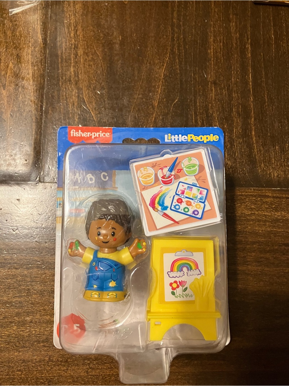 Fisher-Price Little People Blue & Yellow Artist Figure Playset